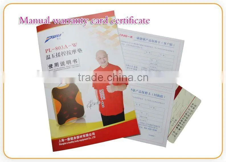 comfortable knocking kneading lumbar back massage cushion