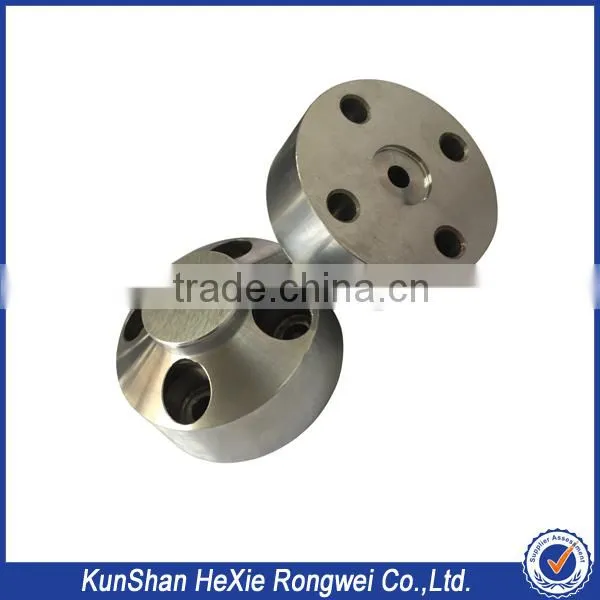Custom 5 axis stainless steel aluminum machining cnc turning parts with color anodized