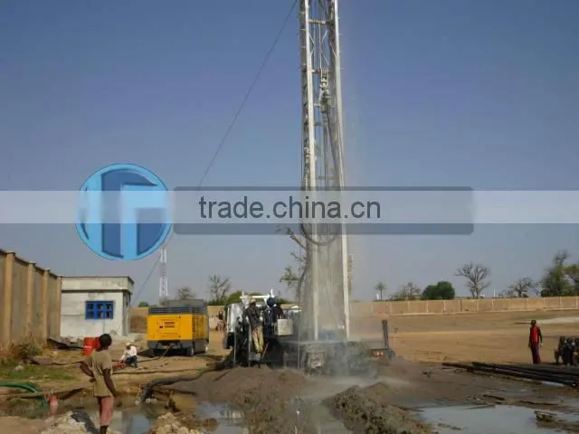 Strong powerful!HFT350B truck mounted hydraulic multi-function drilling rig