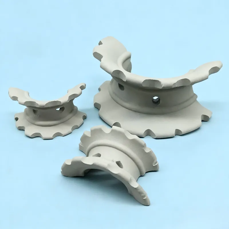 Pingxiang Daier Ceramic Intalox Saddle Ring for Sulfuric Acid Drying Tower Ammonia Scrubber Chemical