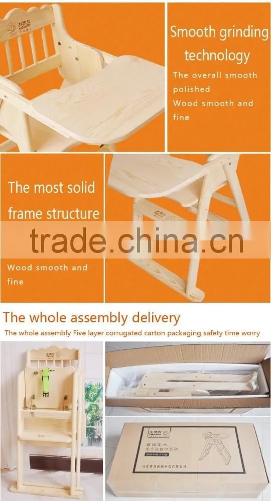 Wooden Baby Chair, Wooden Children Table and Chair, Children Hairdressing Chair