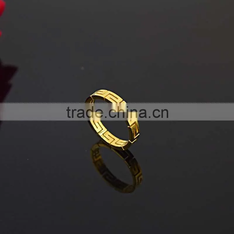 New gold design gifts stainless stee boys rings fashion gold rings