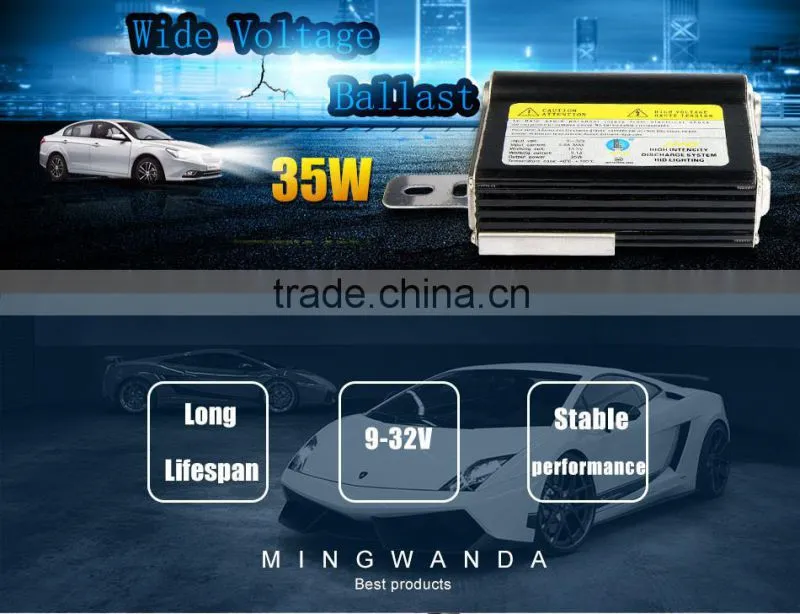 no profit !Hot sale 9-32v OEM HID Bi-xenon H4 kit with super slim ballast 35W 55W