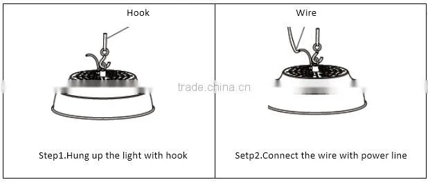 Industrial aluminum alloy 100w LED high bay light