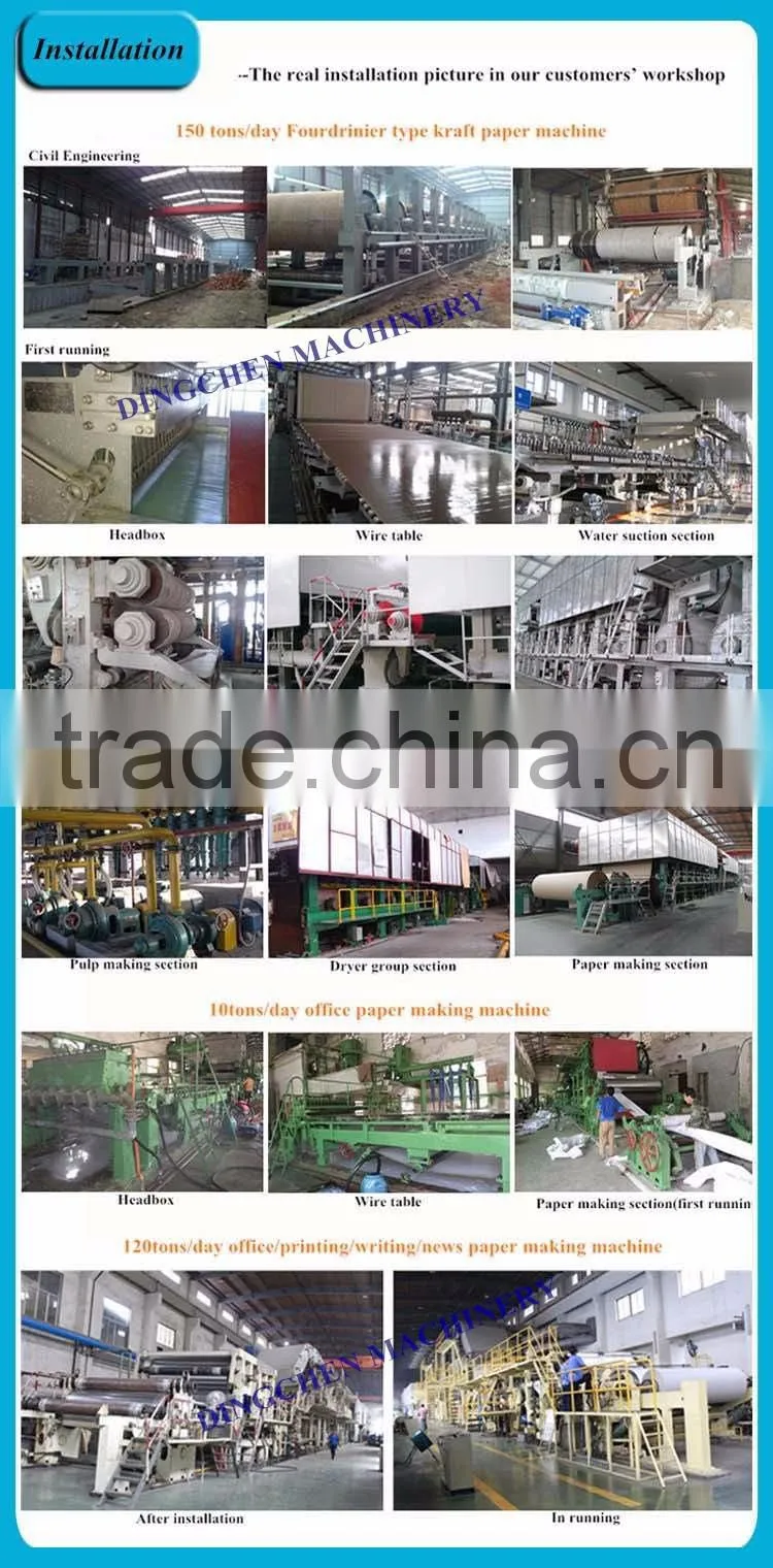 1092mm Double Cylinder and Double Dryer Office Notebook Paper Making Machine
