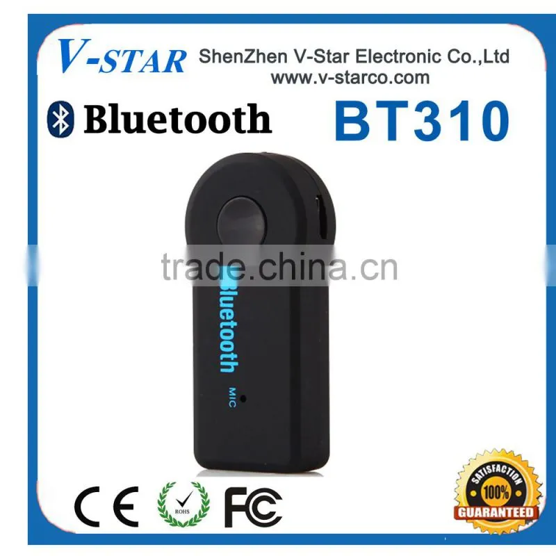 New product Car Bluetooth Receiver with 3.5mm Stereo Output for Home and Auto Stereo System