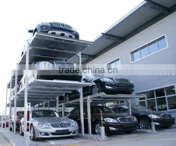 hot sale smart 3 levels car parking lift with pit