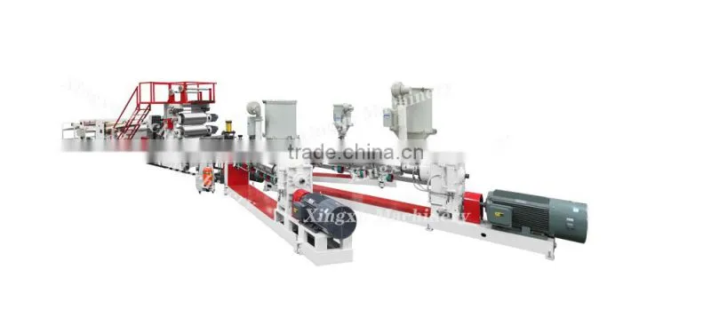PC three screw new plastic machine suitcase plastic extruder