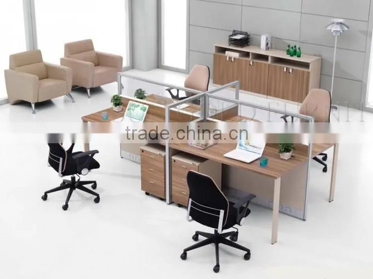 Modern computer table 2 person workstation desk furniture (SZ-WSB356)