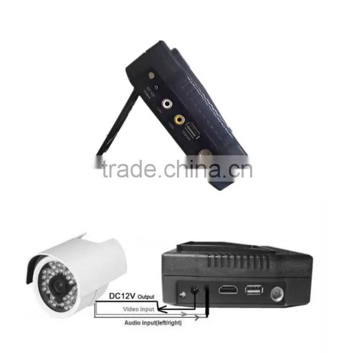 4.3Inch LCD Full HD Sat Finder Meter MPEG-2/MPEG-4 Signal & Video Play Support