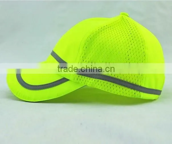Custom 100% Polyester Mess Reflective Baseball Cap for Team or Working