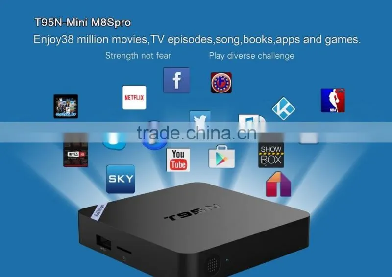 Mini M8Spro S905 T95N Amlogic S905 Quad Core TV Box