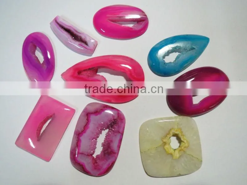 Window Agate Druzy Cabochons