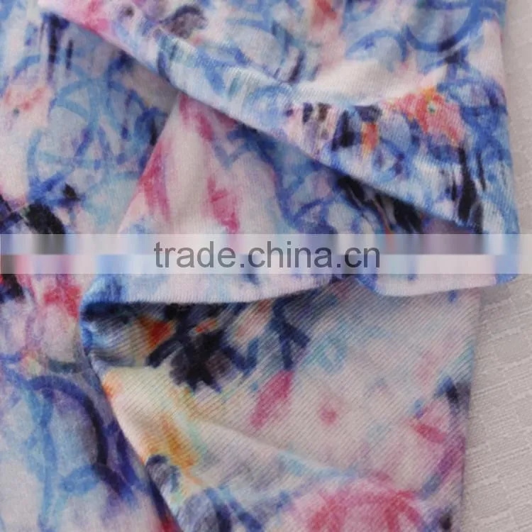Printed women textile fabric 100% cotton dress fabric