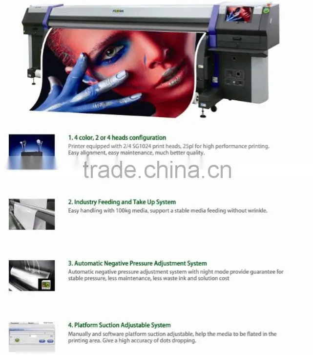 Flora solvent printer on Spectra Starfire printheads LJ320SG