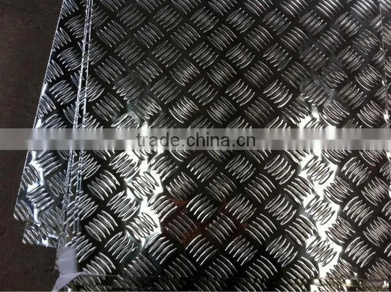 1060 3003 1100 mirror diamond aluminum embossed sheet