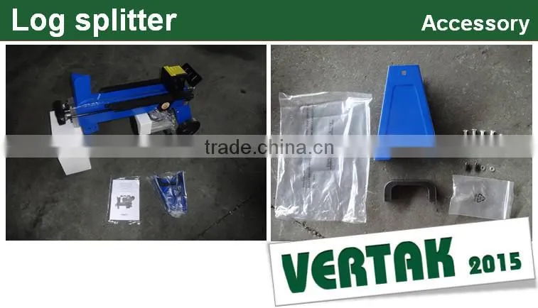 New arrival blue used wood log cutter and splitter/cheap log splitter for sale