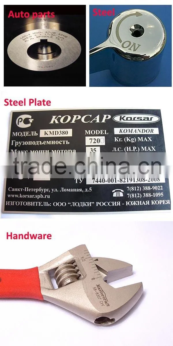 Huahai laser 20W fiber laser marking machine for metal on promotion