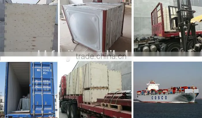 Non Pollution Modular Hot Dip Galvanized Steel Water Tank For Firefighting