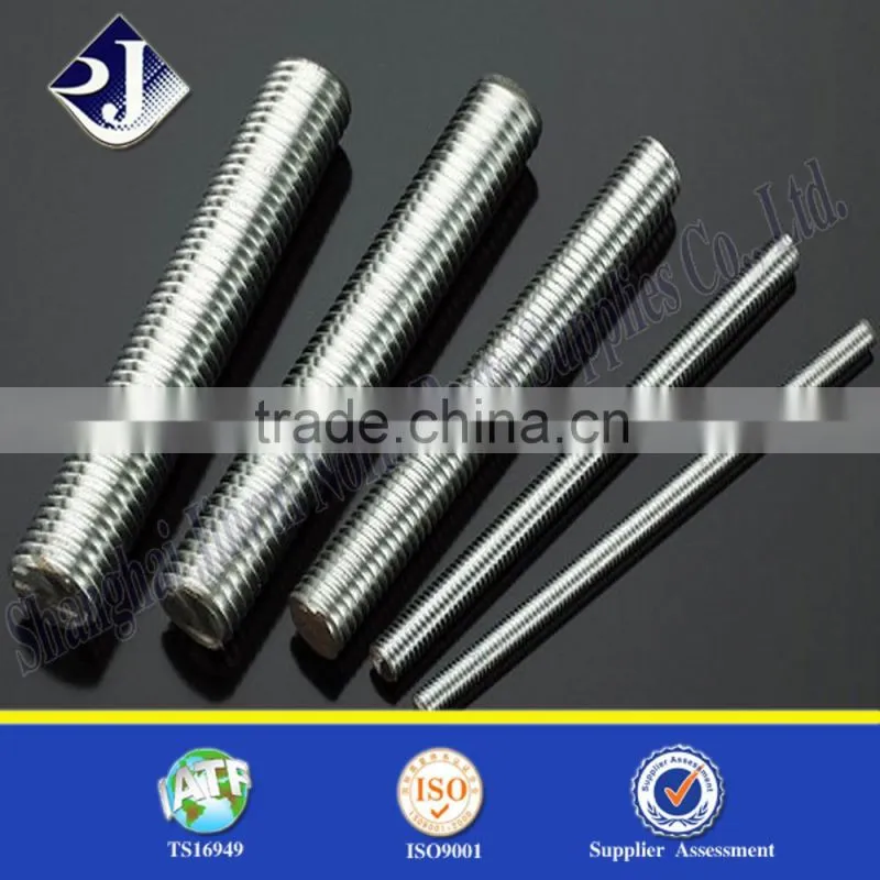 Good quality stud bolt and nut A193 B8 Stud bolt 304 Stainless steel stud bolt
