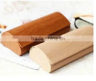 Pu leather eyewear case Iron material glasses case