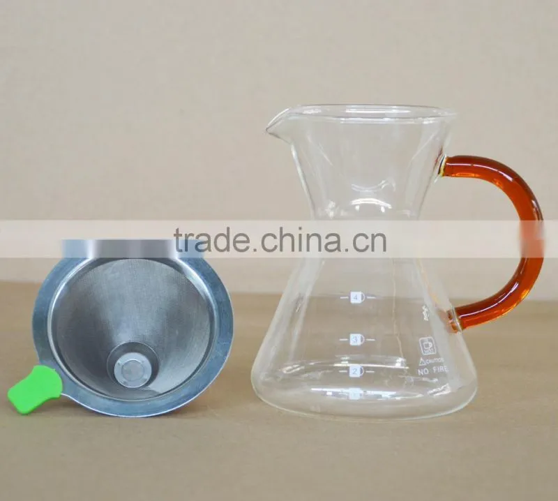 400ml Manual Drip Coffee Maker,pour over coffee maker