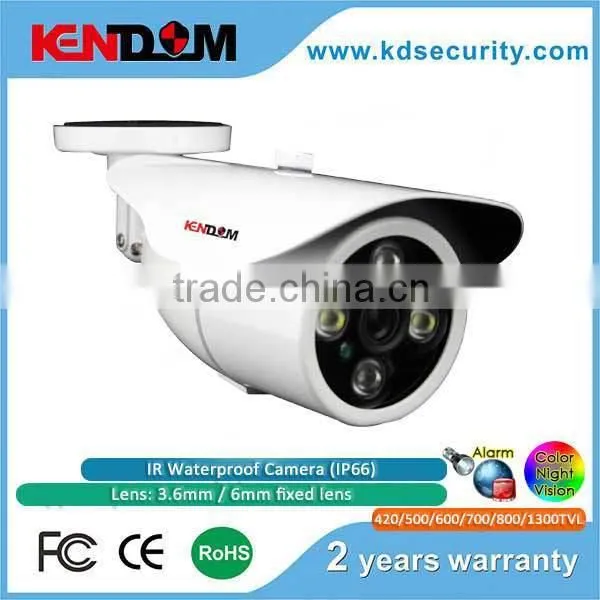 Kendom Super Star Product Alarm Camera CCD 700TVL Weather-proof motion detection COLOR video at night