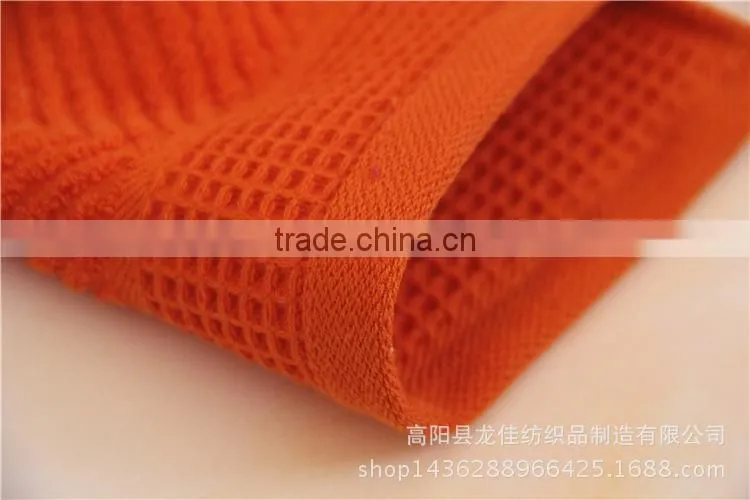 jacquard dark color 100 cotton honeycomb towels