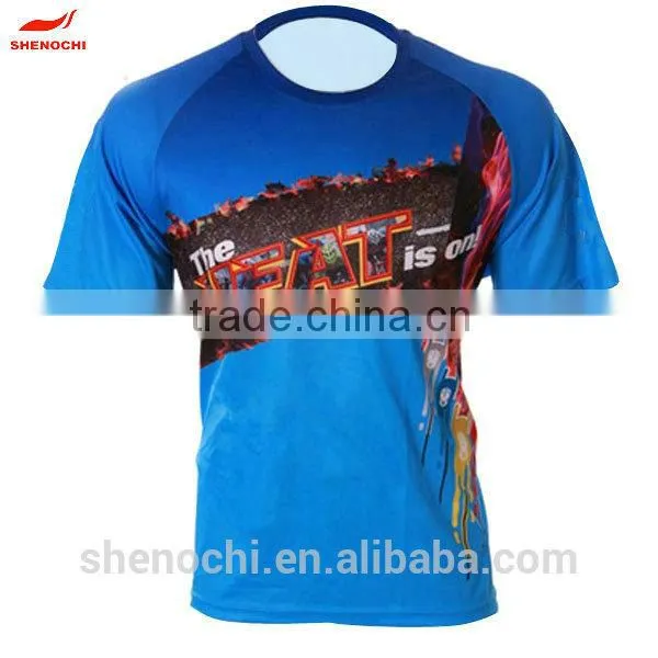 Sublimation t shirt OEM service made in China dri fit t-shirt factory