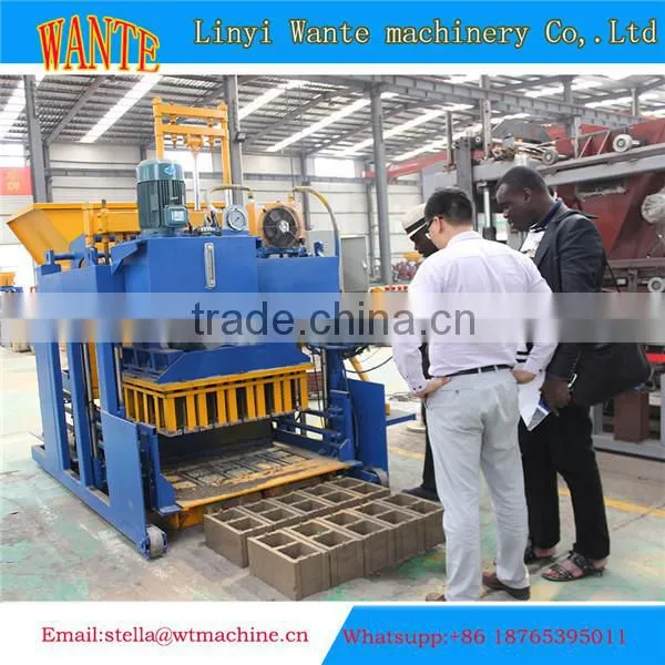 WT10-15 block machine maker portable concrete mixer electric