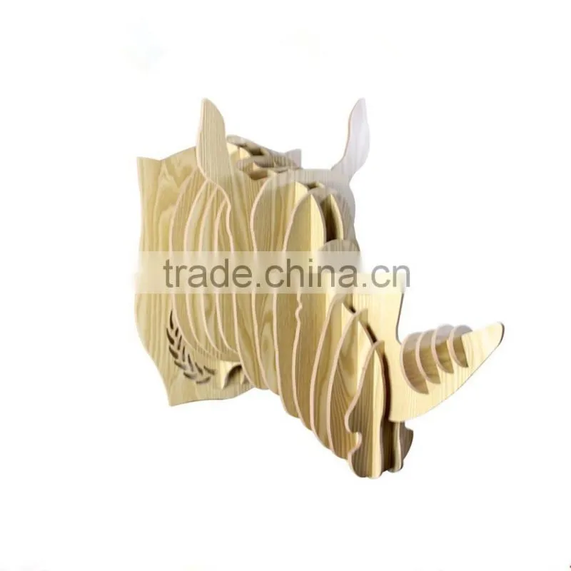 North-Europe Style Wall Hanging Art Home Decoration animal Wooden Craft