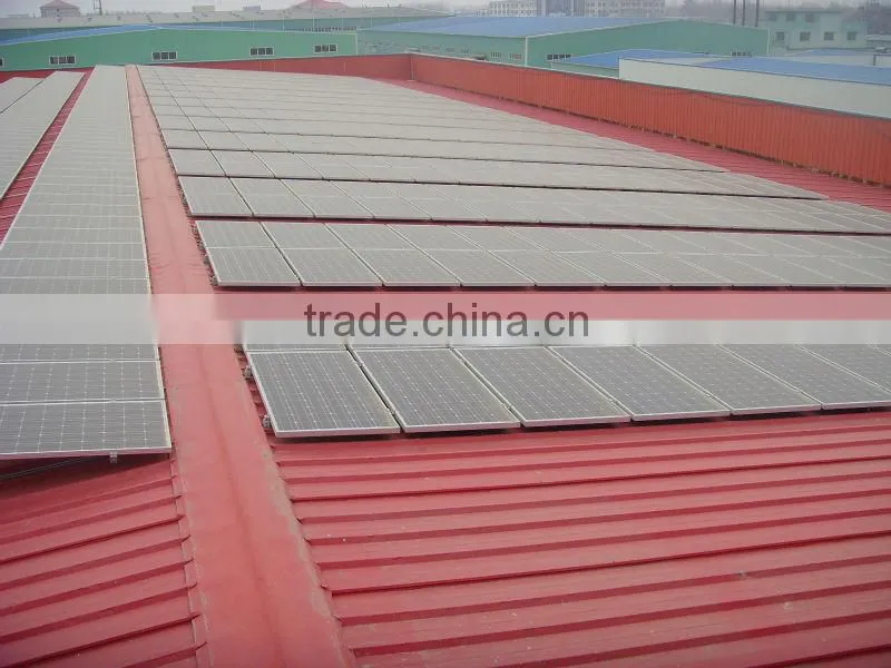 roof solar panel installation angle bracket for aluminum profile