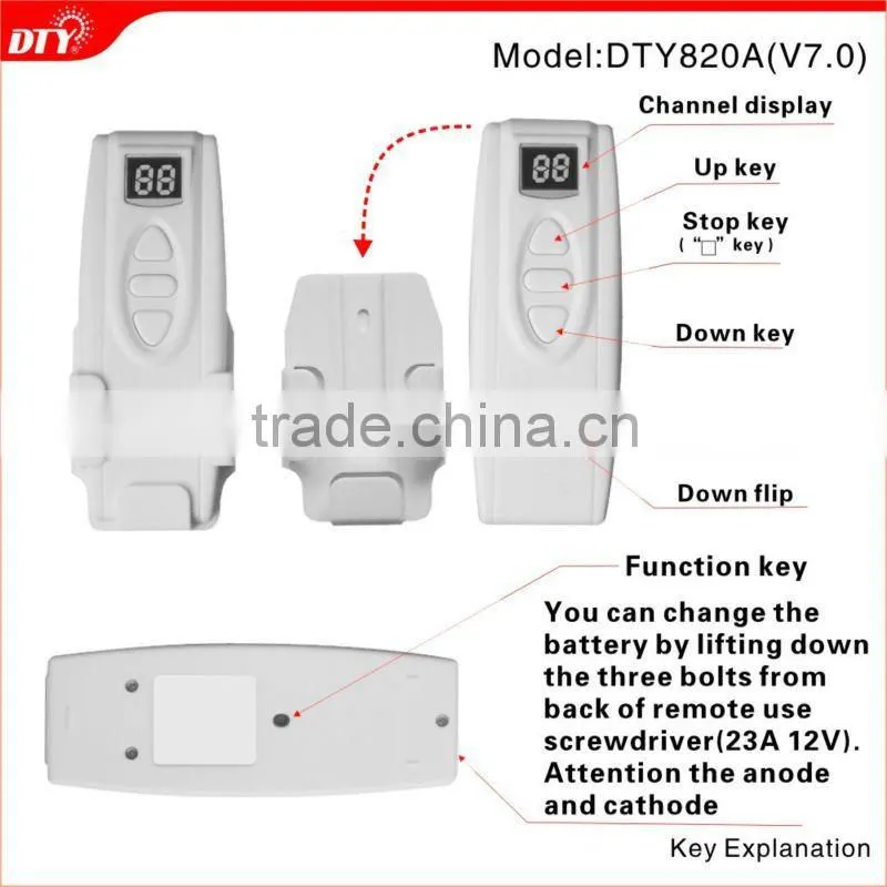 Multi-functional motor wireless remote control