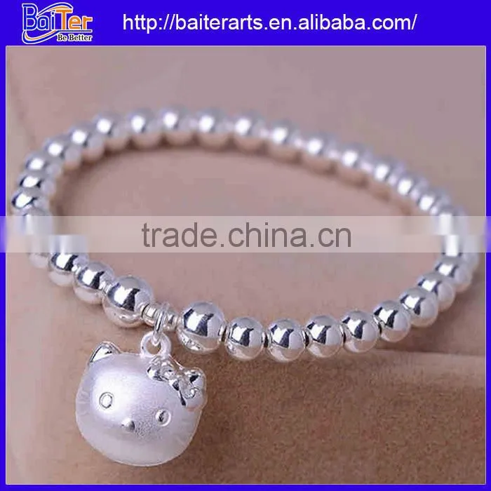 Girls 925 Sterling Silver Opal Inlay Bracelet Opal Bracelet