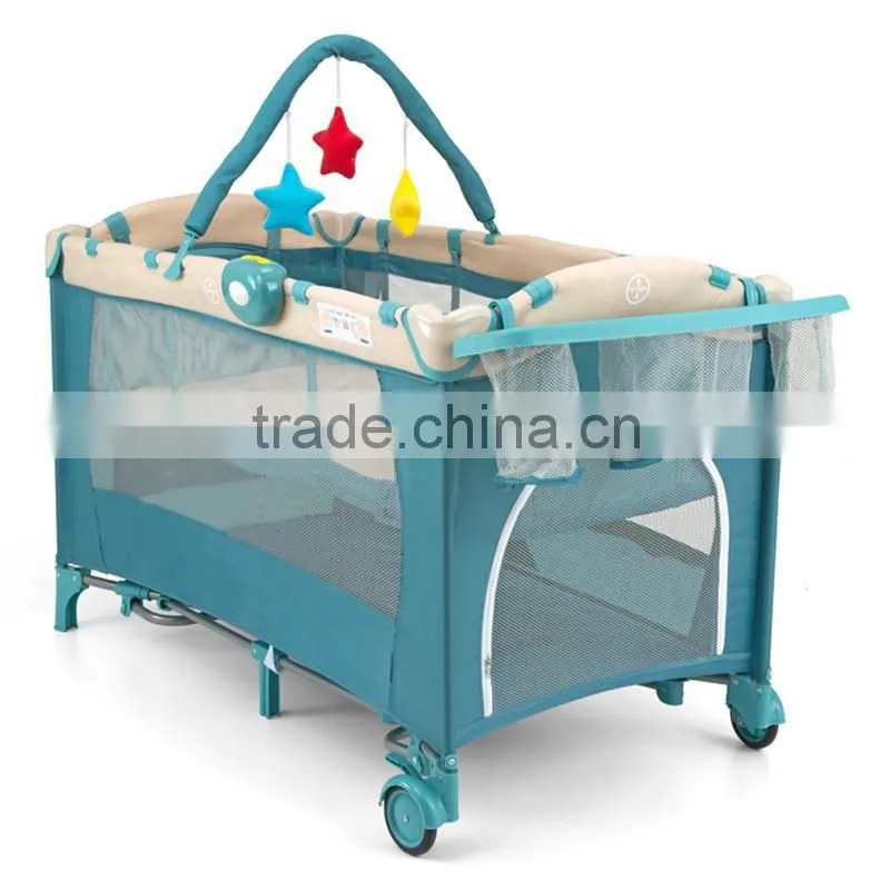 Deluxe baby playpen travel cot baby crib baby cot baby bed portable baby playpen