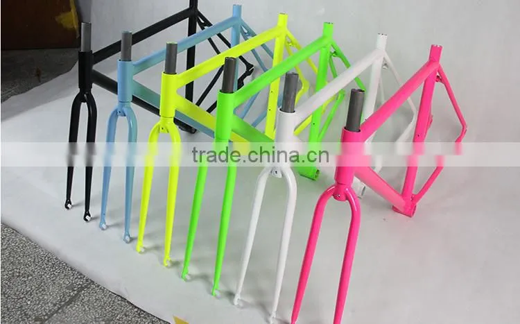 China 700C OEM track aluminum alloy fixie bike frame F-SF216