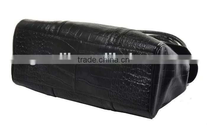 New Fashion 2012! Lady Europe Style CROCO Leather Handbag!