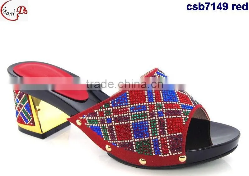 CSB7149 black - blue New coming design Italian style hot selling beautiful high quality shoes for matching clothes
