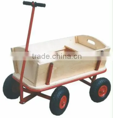 cheap four wheeler outdoor pulling along toy cart TC1831