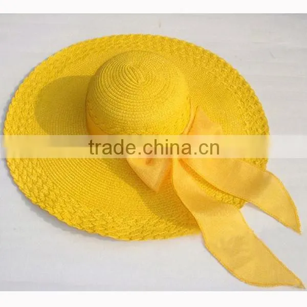Fashion Custom hand made natural paper hats,straw hats