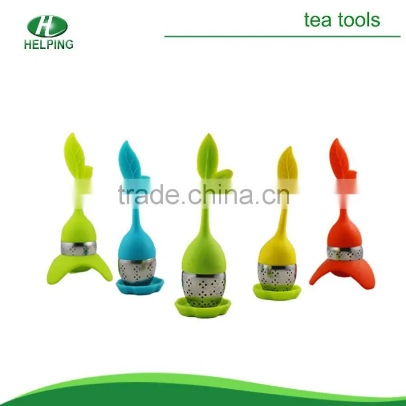 attactive price mini silicone tea bag tea strainer tea infuser