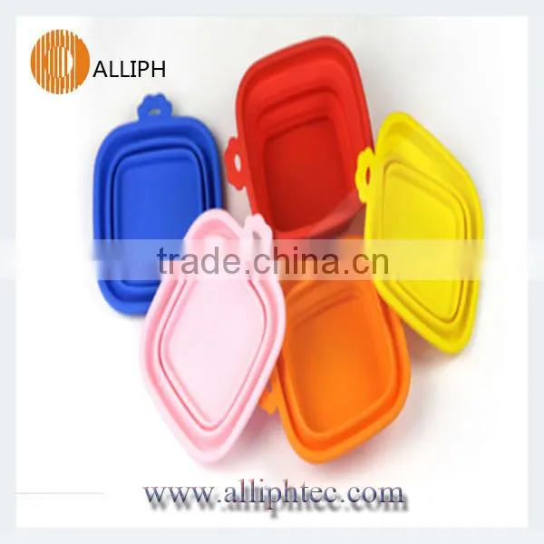 Portable Silica gel Pet bowl for dog and cat