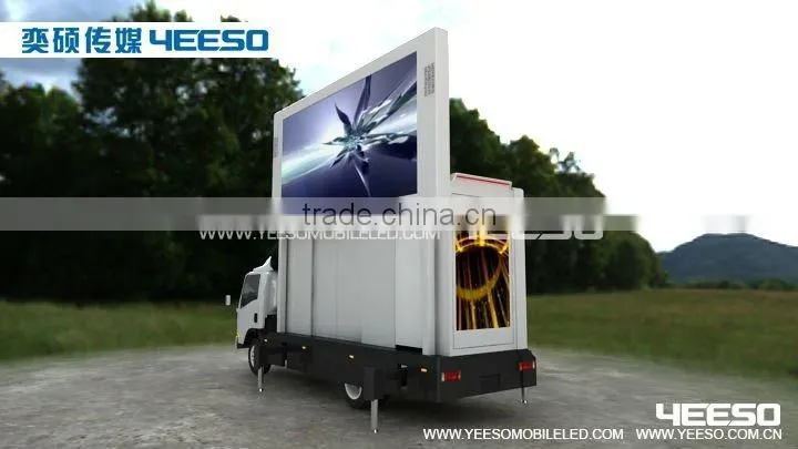 Popular LED billboard truck for celebrations and live broadcast, Yes-V8