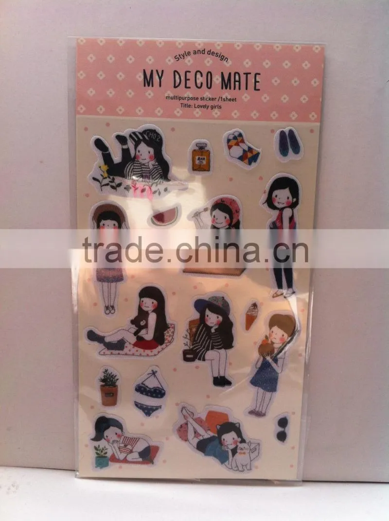 High Quality custom Die Cut felt sticker