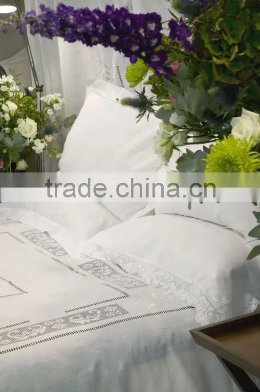 hand embroidery bedding set