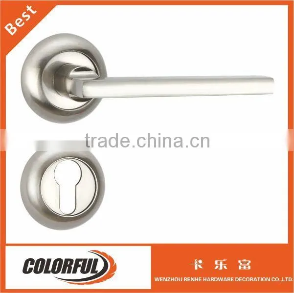 Zinc alloy dieCast matt Brushed nickel main gate lock