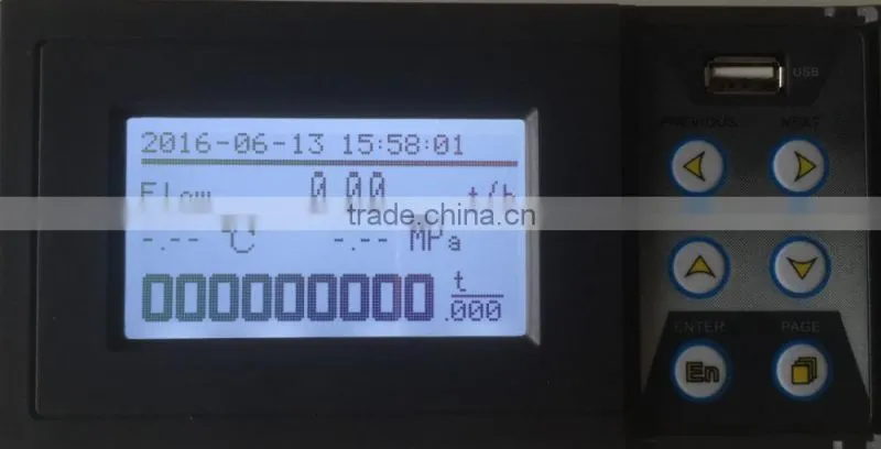 Flow recorder totalizer