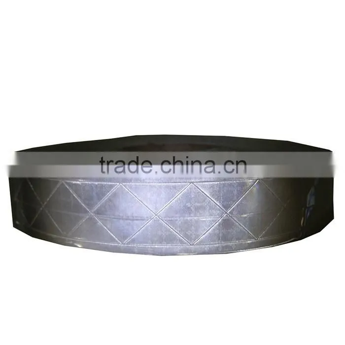6CM tape micro prismatic reflective PVC "W" pattern reflective strap