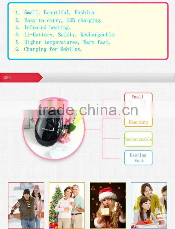 Gift for cold winter! Rechargeable USB hand warmer