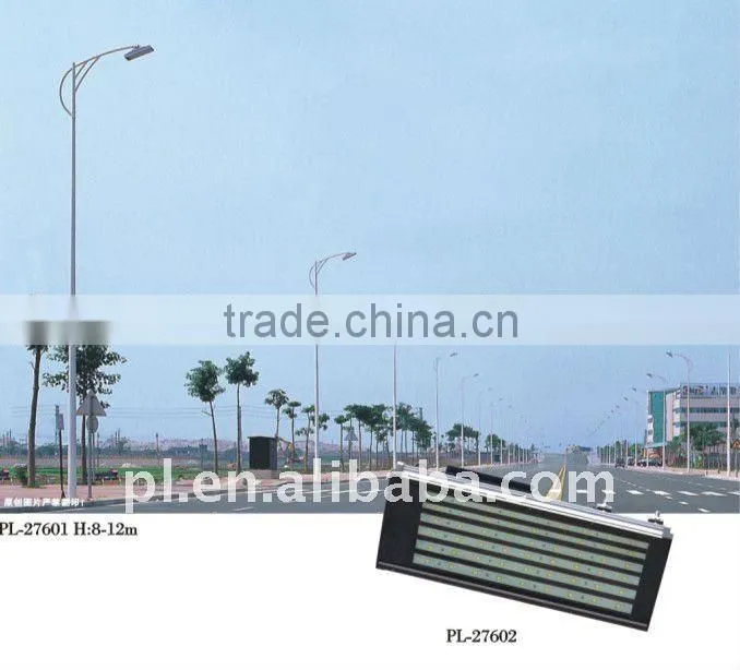 6m/8m/10m Double armsLED roadway lamp with Hot-dip galvanized